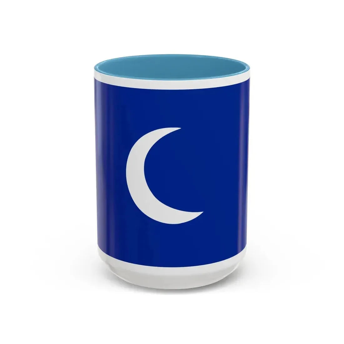 Flag of The Kingdom of Tlemcen - Accent Coffee Mug 15oz Light Blue - Go Mug Yourself
