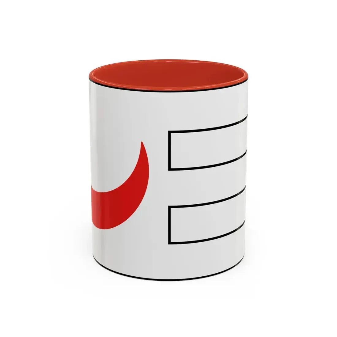 Flag of the kingdom of Tlemcen during 14th century - Accent Coffee Mug 11oz Red - Go Mug Yourself