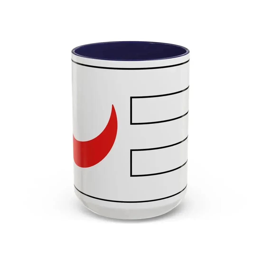 Flag of the kingdom of Tlemcen during 14th century - Accent Coffee Mug 15oz Navy - Go Mug Yourself