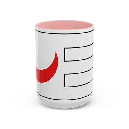 Flag of the kingdom of Tlemcen during 14th century - Accent Coffee Mug 15oz Pink - Go Mug Yourself