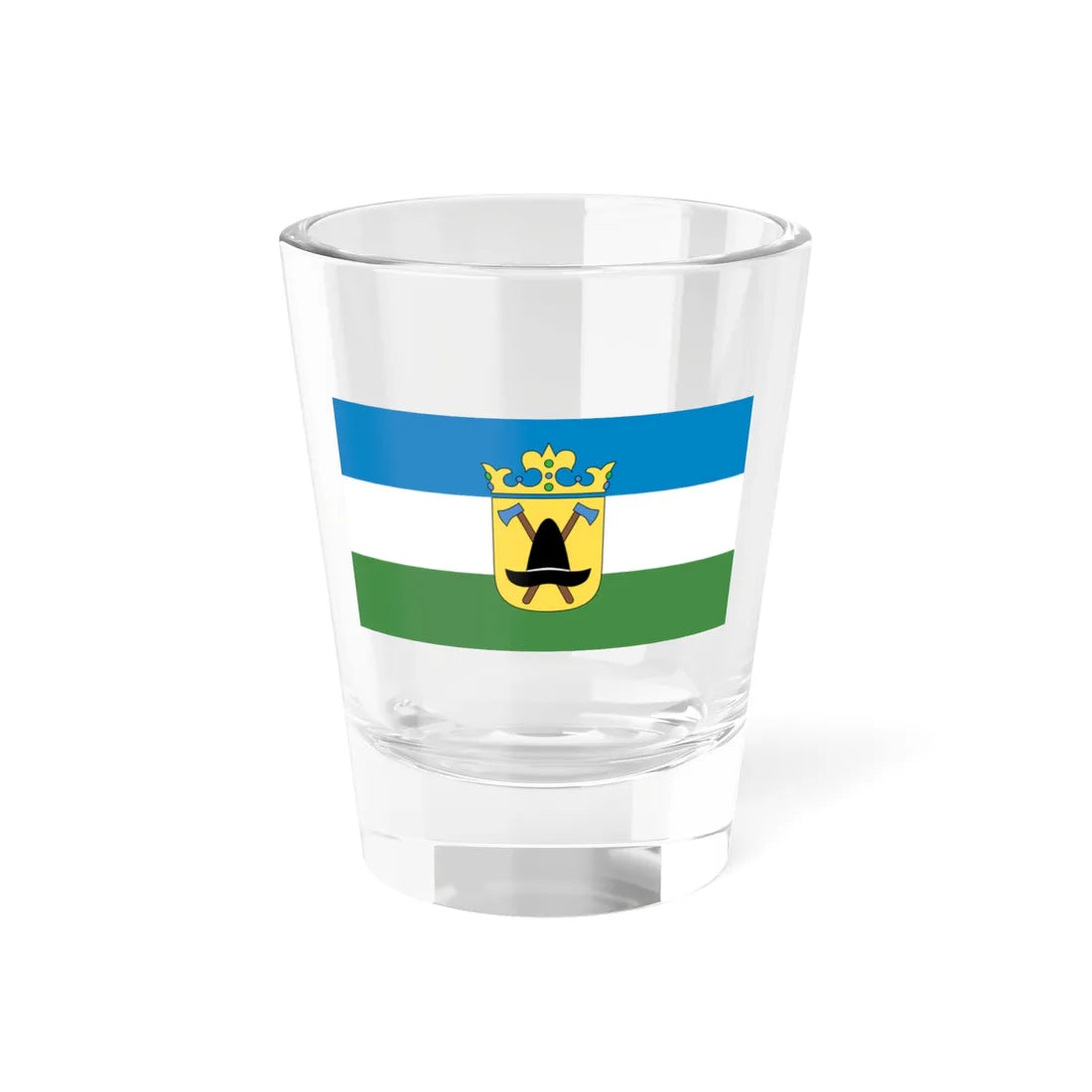 Flag of the Kingdom of Wallachia Shot Glass 1.5oz 1.5oz - Go Mug Yourself