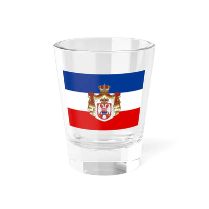 Flag of the Kingdom of Yugoslavia state (Yugoslavia) Shot Glass 1.5oz 1.5oz - Go Mug Yourself