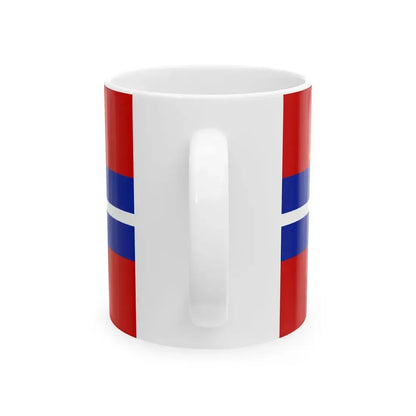 Flag of the Kirghiz Soviet Socialist Republic 1952-1991 Flag of Kyrgyzstan 19911992 (Kyrgyzstan) White Coffee Mug - Go Mug Yourself