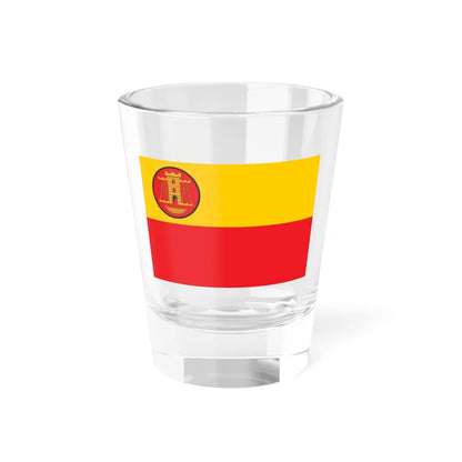 Flag of the Klaipėda Region (Lithuania) Shot Glass 1.5oz 1.5oz - Go Mug Yourself