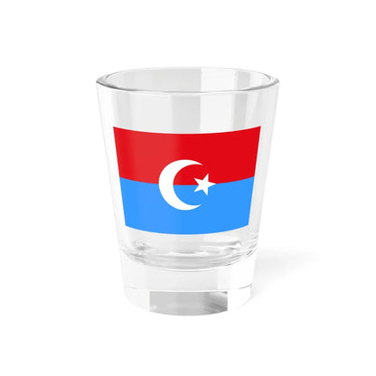 Flag of the Kokand Turkestan Autonomy (Turkmenistan) Shot Glass 1.5oz 1.5oz - Go Mug Yourself