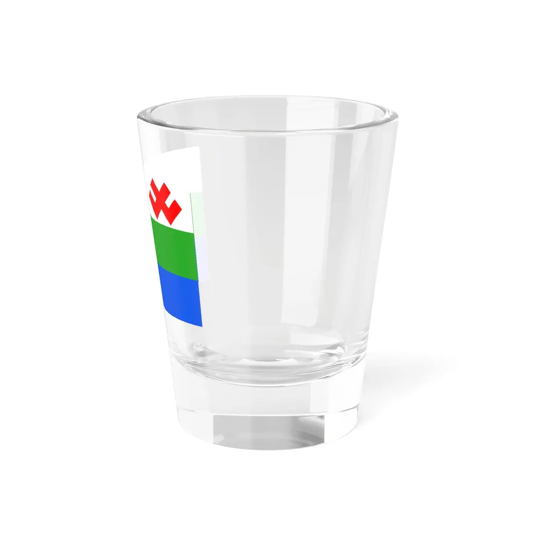 Flag of the Komi Voityr (Russia) Shot Glass 1.5oz - Go Mug Yourself
