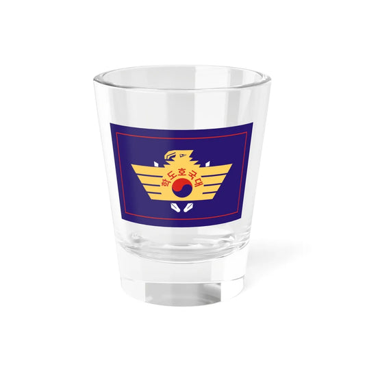 Flag of the Korean National Defense Student Corps 1949-1960 (Korea) Shot Glass 1.5oz 1.5oz - Go Mug Yourself