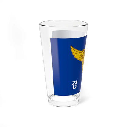 Flag of the Korean National Police Agency (Korea) Pint Glass 16oz - Go Mug Yourself