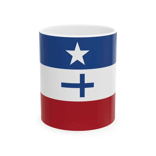 Flag of the Koreri movement (Indonesia) White Coffee Mug 11oz - Go Mug Yourself