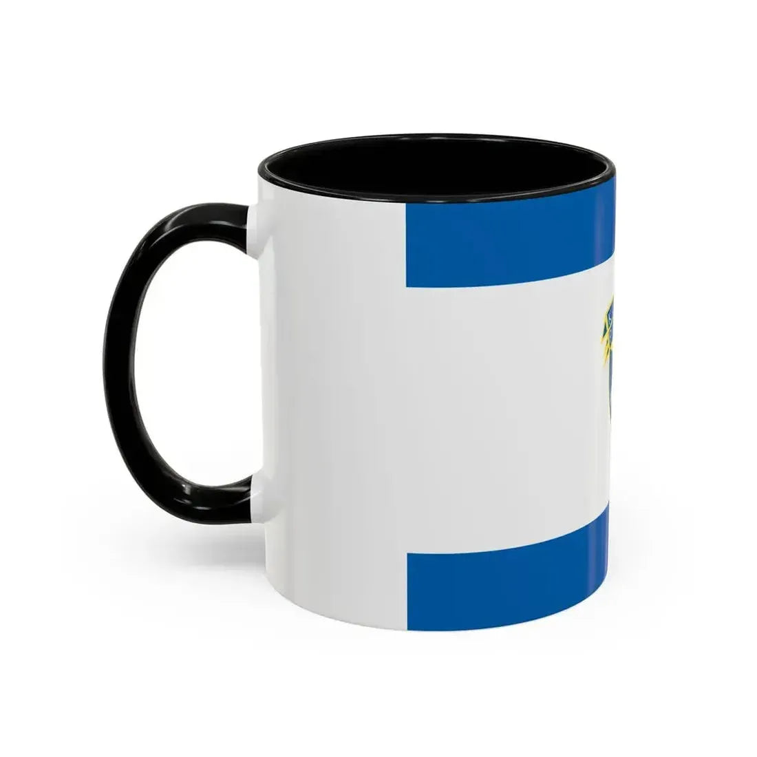 Flag of the Kosovo Police Service - Accent Coffee Mug - Go Mug Yourself