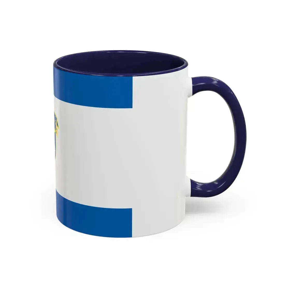 Flag of the Kosovo Police Service - Accent Coffee Mug - Go Mug Yourself