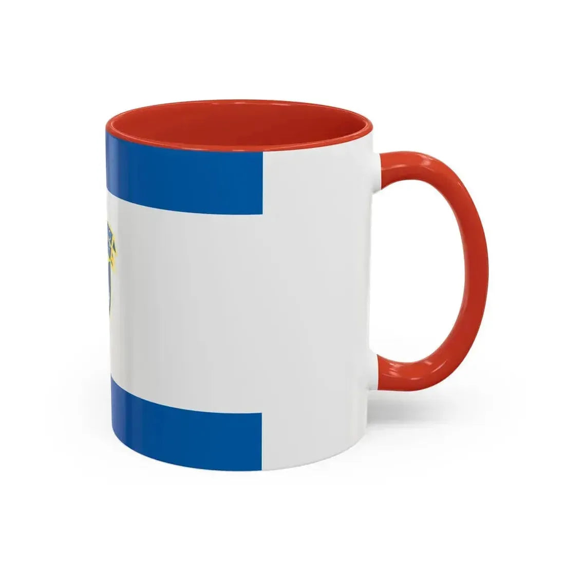 Flag of the Kosovo Police Service - Accent Coffee Mug - Go Mug Yourself
