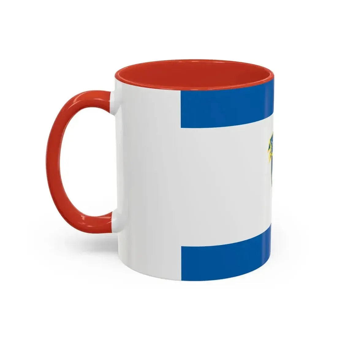 Flag of the Kosovo Police Service - Accent Coffee Mug - Go Mug Yourself