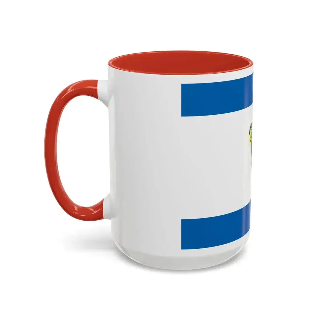 Flag of the Kosovo Police Service - Accent Coffee Mug - Go Mug Yourself