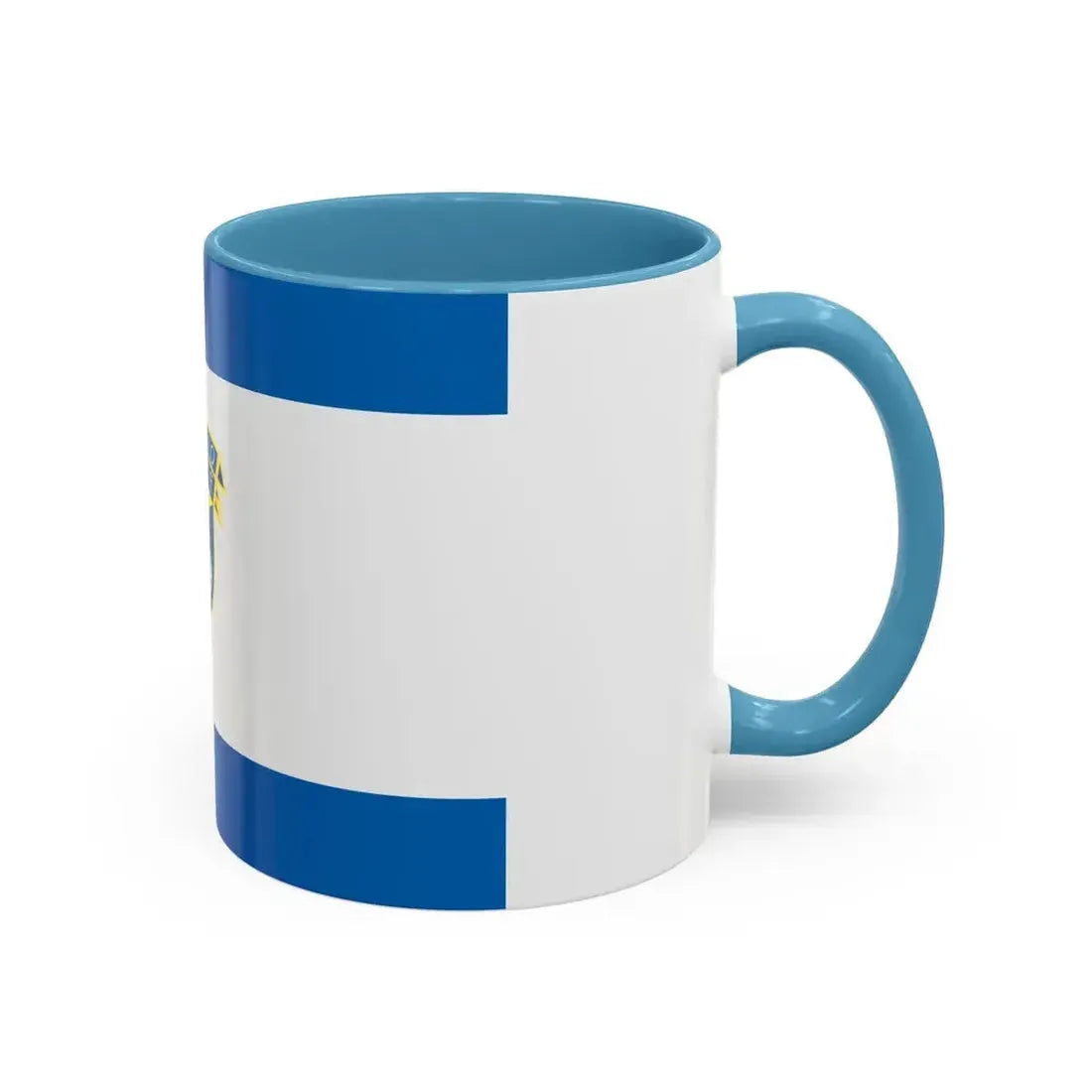 Flag of the Kosovo Police Service - Accent Coffee Mug - Go Mug Yourself