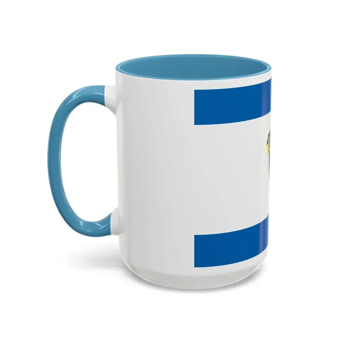 Flag of the Kosovo Police Service - Accent Coffee Mug - Go Mug Yourself