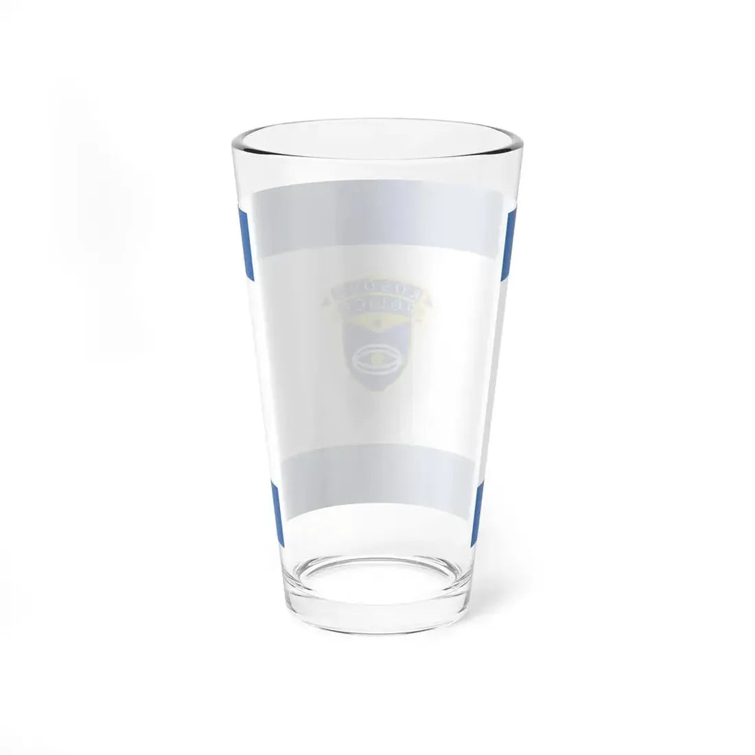 Flag of the Kosovo Police Service - Pint Glass 16oz - Go Mug Yourself