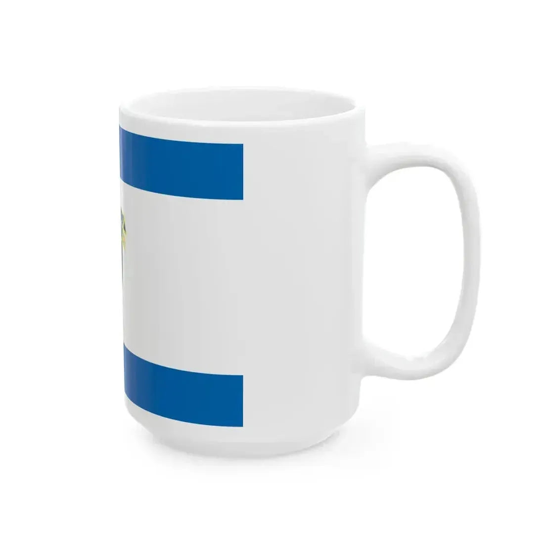 Flag of the Kosovo Police Service - White Coffee Mug - Go Mug Yourself