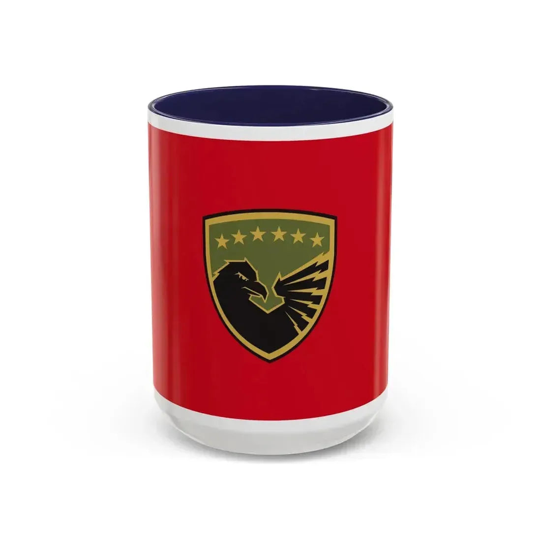 Flag of the Kosovo Security Force - Accent Coffee Mug 15oz Navy - Go Mug Yourself