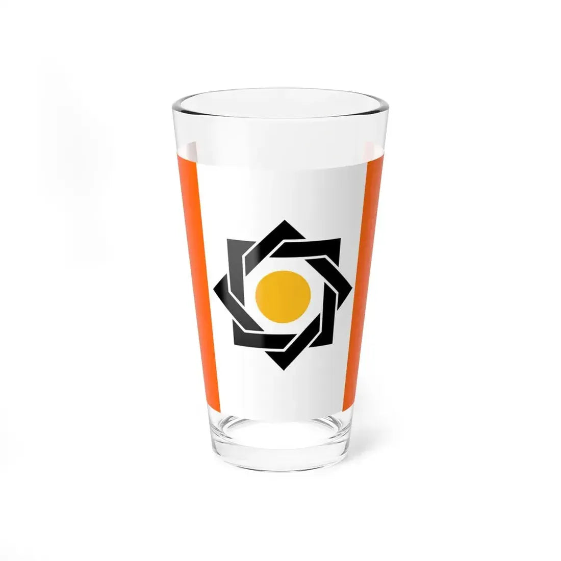 Flag of the Kurdistan Freedom Party Iran (Iran) Pint Glass 16oz 16oz - Go Mug Yourself