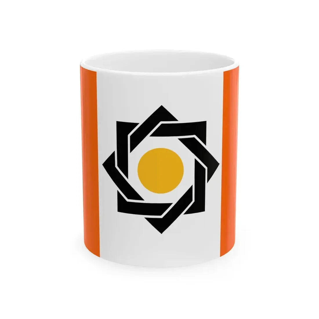 Flag of the Kurdistan Freedom Party Iran (Iran) White Coffee Mug 11oz - Go Mug Yourself