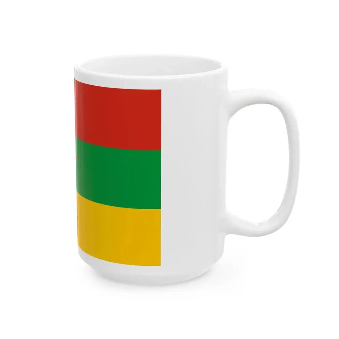Flag of the Kurdistan Revolutionary Party Iraq (Iraq) White Coffee Mug - Go Mug Yourself
