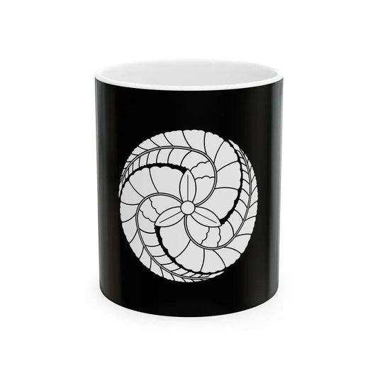 Flag of the Kuroda Lords of Fukuoka in Chikuzen Province B (Japan) White Coffee Mug 11oz - Go Mug Yourself