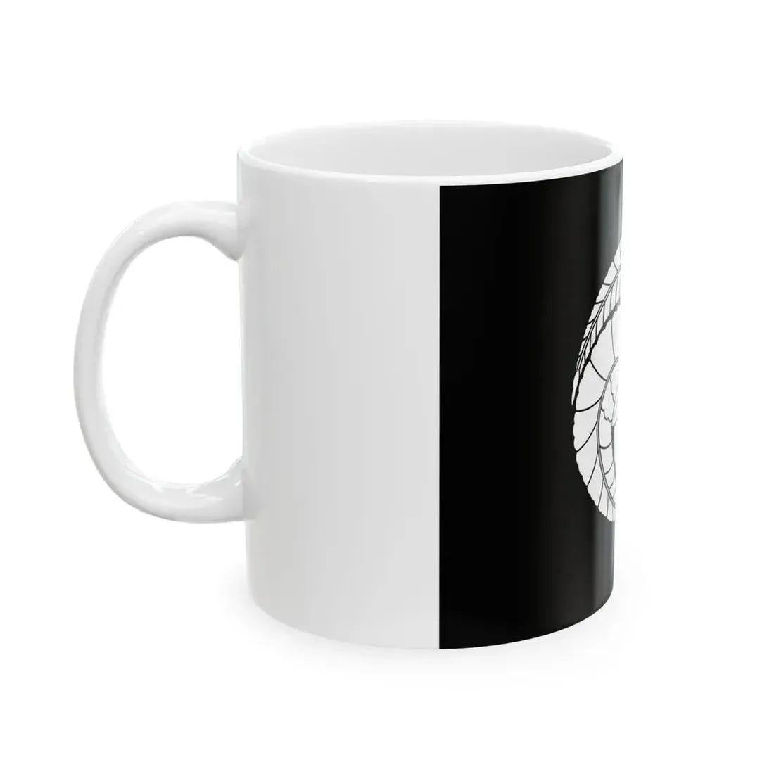 Flag of the Kuroda Lords of Fukuoka in Chikuzen Province B (Japan) White Coffee Mug - Go Mug Yourself