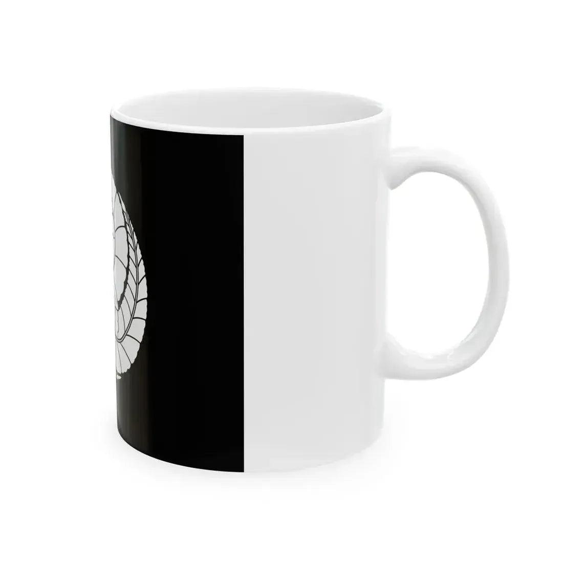 Flag of the Kuroda Lords of Fukuoka in Chikuzen Province B (Japan) White Coffee Mug - Go Mug Yourself