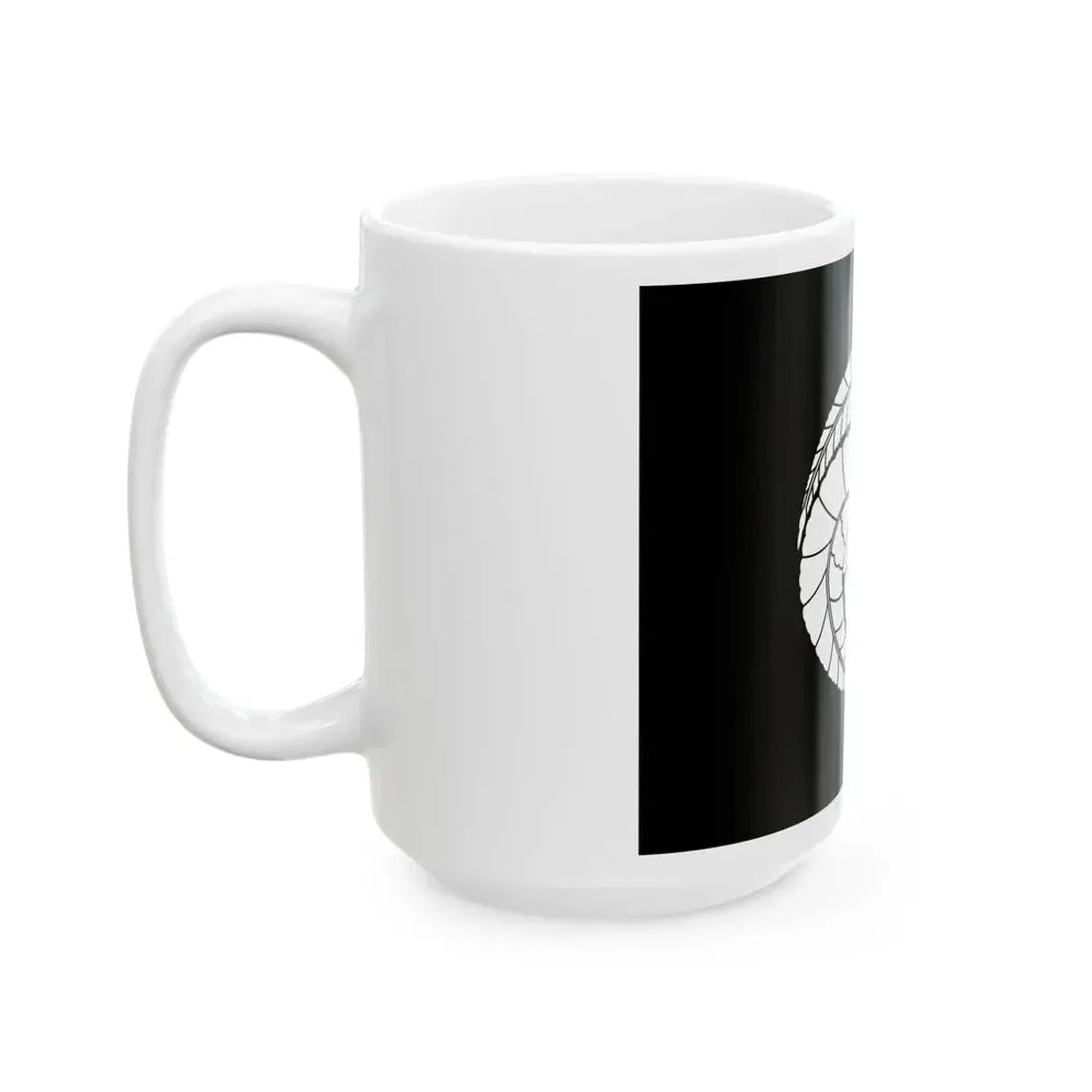 Flag of the Kuroda Lords of Fukuoka in Chikuzen Province B (Japan) White Coffee Mug - Go Mug Yourself