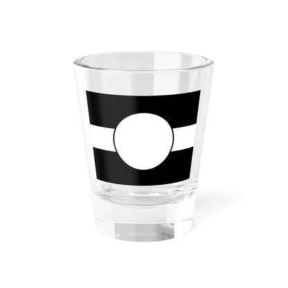 Flag of the Kuroda Lords of Fukuoka in Chikuzen Province C (Japan) Shot Glass 1.5oz 1.5oz - Go Mug Yourself