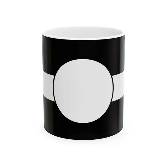 Flag of the Kuroda Lords of Fukuoka in Chikuzen Province C (Japan) White Coffee Mug 11oz - Go Mug Yourself