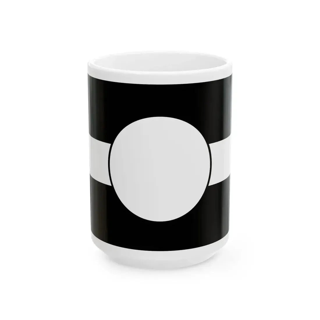 Flag of the Kuroda Lords of Fukuoka in Chikuzen Province C (Japan) White Coffee Mug 15oz - Go Mug Yourself