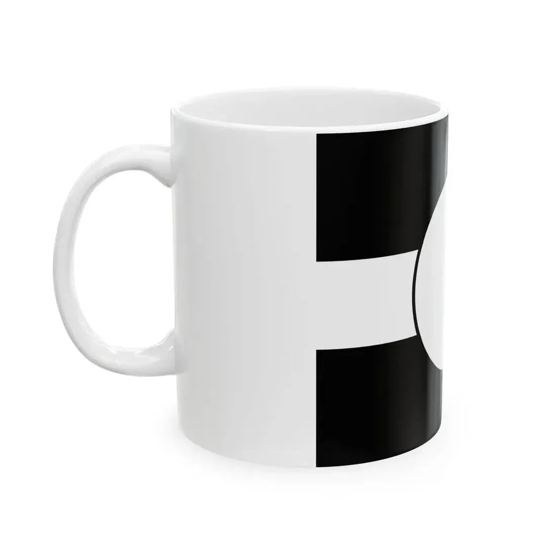 Flag of the Kuroda Lords of Fukuoka in Chikuzen Province C (Japan) White Coffee Mug - Go Mug Yourself