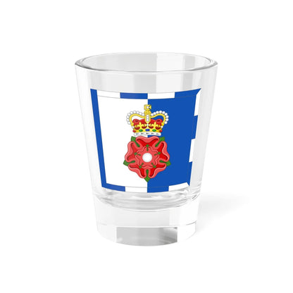 Flag of the Lancaster Herald of Arms (United Kingdom) Shot Glass 1.5oz 1.5oz - Go Mug Yourself