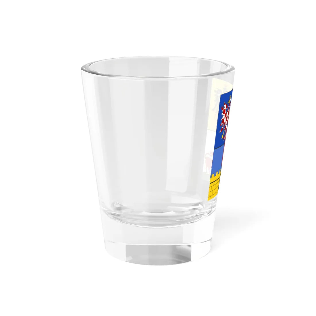 Flag of the lands of the Bohemian Crown (Czech Republic) (Coat of Arms) Shot Glass 1.5oz - Go Mug Yourself