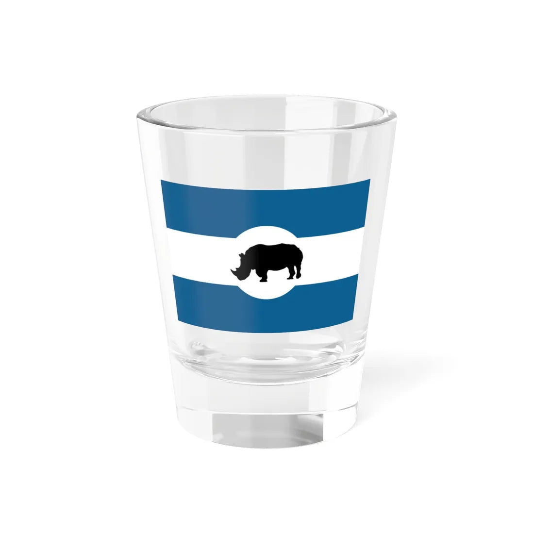 Flag of the Lango People (Uganda) Shot Glass 1.5oz 1.5oz - Go Mug Yourself