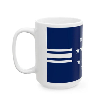 Flag of the Lao Neutralist Movement (Laos) White Coffee Mug - Go Mug Yourself
