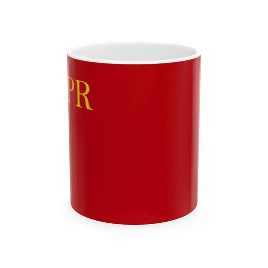 Flag of the Latvian Socialist Soviet Republic 1918-1920 (Latvia) White Coffee Mug 11oz - Go Mug Yourself