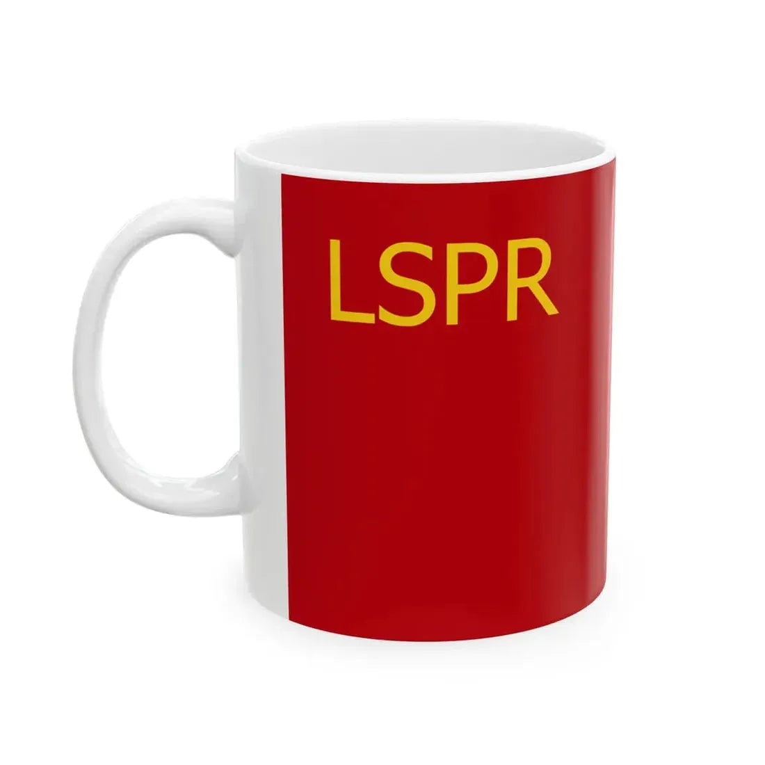 Flag of the Latvian Socialist Soviet Republic 1919-1920 (Latvia) White Coffee Mug - Go Mug Yourself