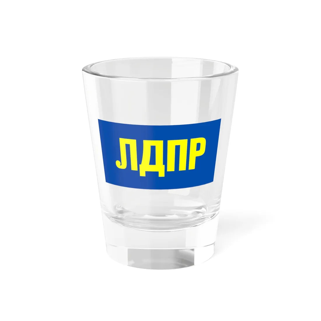 Flag of the LDPR Current version (Russia) Shot Glass 1.5oz 1.5oz - Go Mug Yourself
