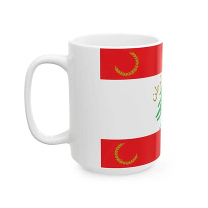 Flag of the Lebanese Armed Forces Front (Lebanon) White Coffee Mug - Go Mug Yourself