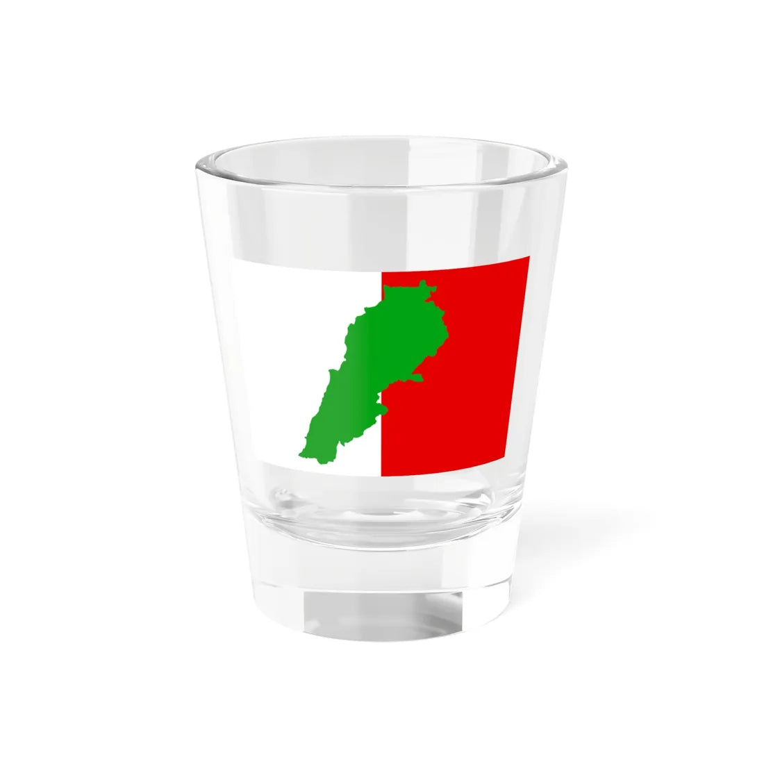 Flag of the Lebanese Democratic Party (Lebanon) Shot Glass 1.5oz 1.5oz - Go Mug Yourself