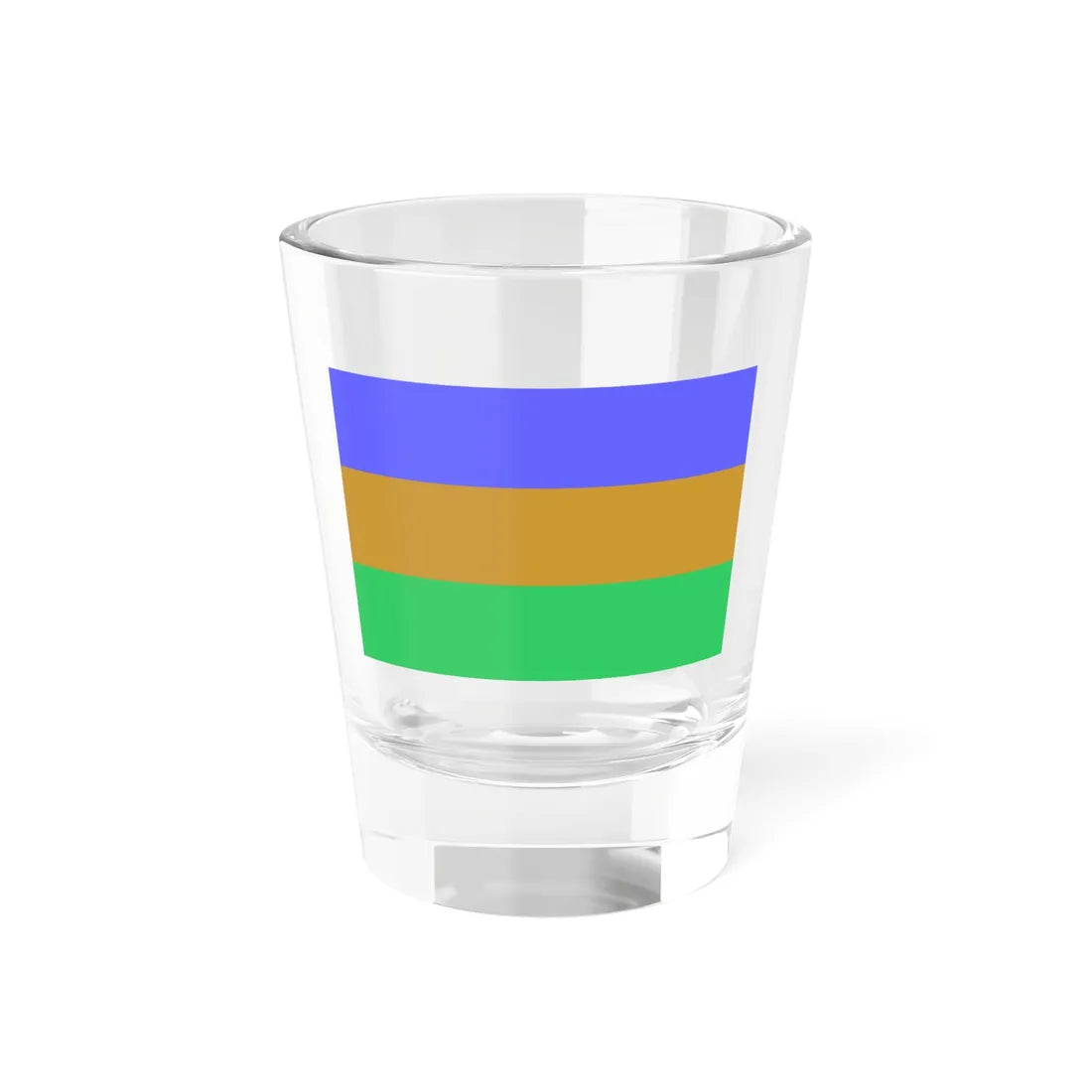 Flag of the Lemko Republic (Poland) Shot Glass 1.5oz 1.5oz - Go Mug Yourself