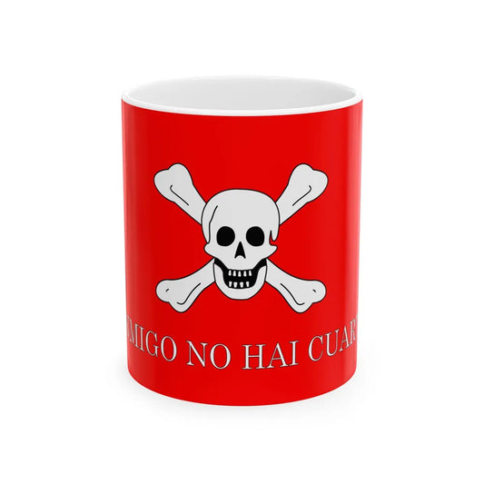 Flag of the Liberator Army Cambiaso Mutiny (Chile) White Coffee Mug 11oz - Go Mug Yourself