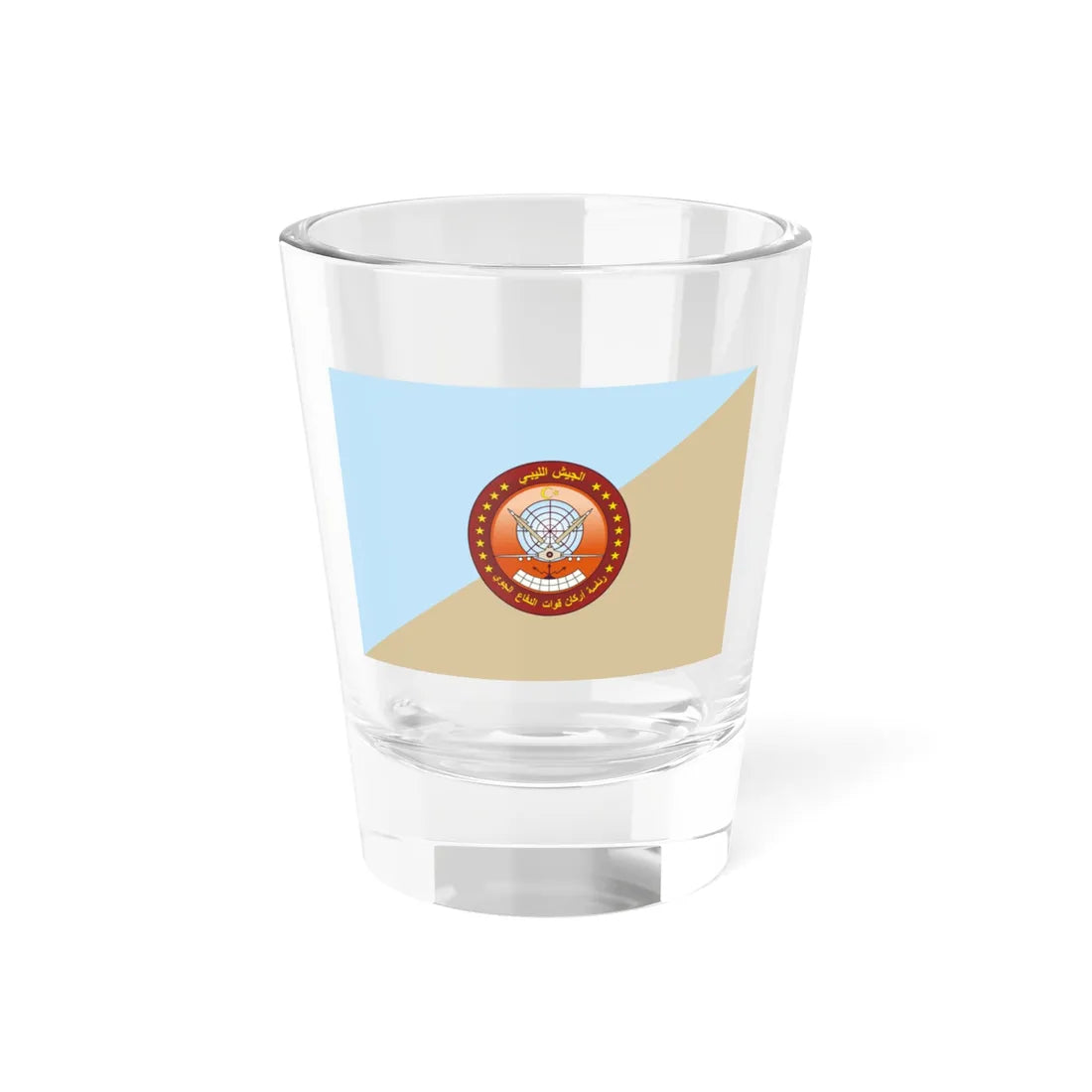 Flag of the Libyan Air Defense Forces (Libya) Shot Glass 1.5oz 1.5oz - Go Mug Yourself