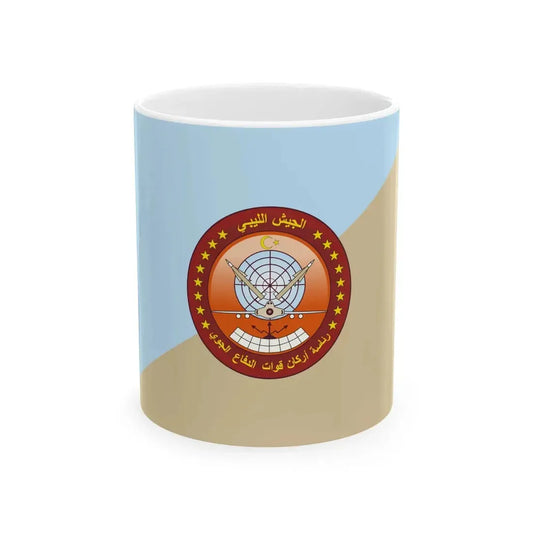 Flag of the Libyan Air Defense Forces (Libya) White Coffee Mug 11oz - Go Mug Yourself