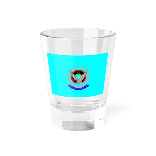 Flag of the Libyan Air Force (Libya) Shot Glass 1.5oz 1.5oz - Go Mug Yourself