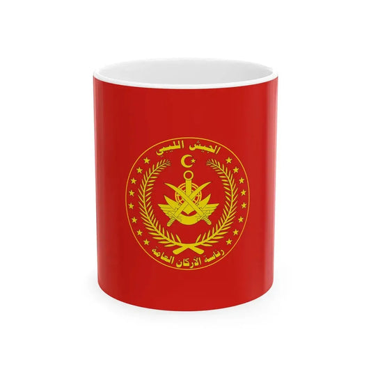 Flag of the Libyan National Army (Libya) White Coffee Mug 11oz - Go Mug Yourself