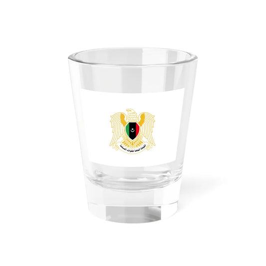 Flag of The Libyan National Army Variant (Libya) Shot Glass 1.5oz 1.5oz - Go Mug Yourself